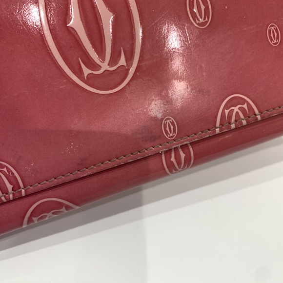 Cartier Pink Logo Wallet (RARE)EUC - Picture 12 of 14